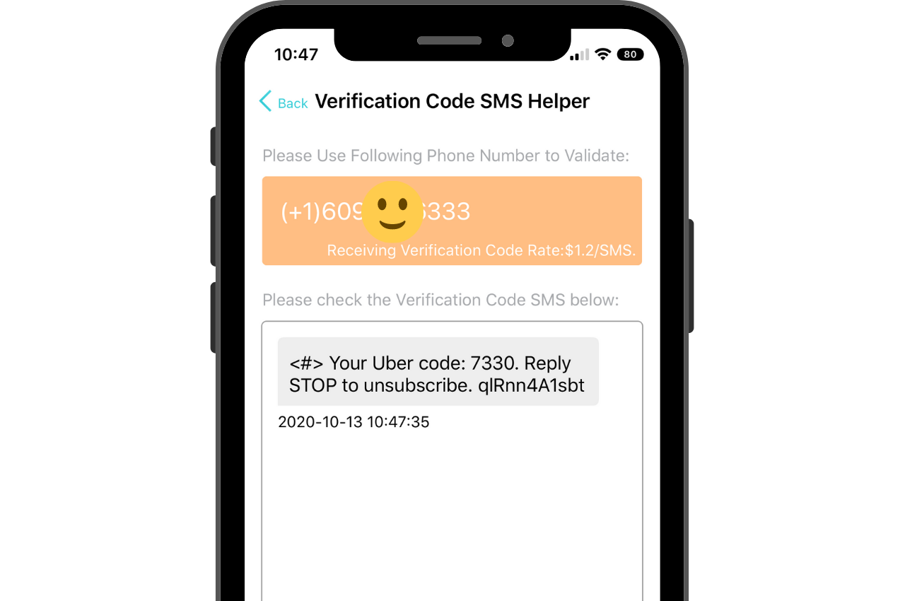 How to bypass Uber Verification Code using a secondary phone number