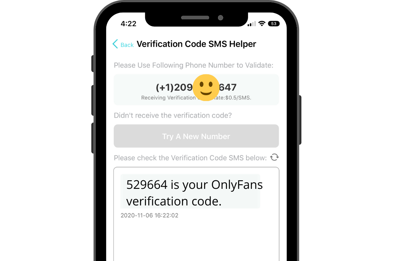 How to get SMS Verification from OnlyFans App with a Virtual Number. 
