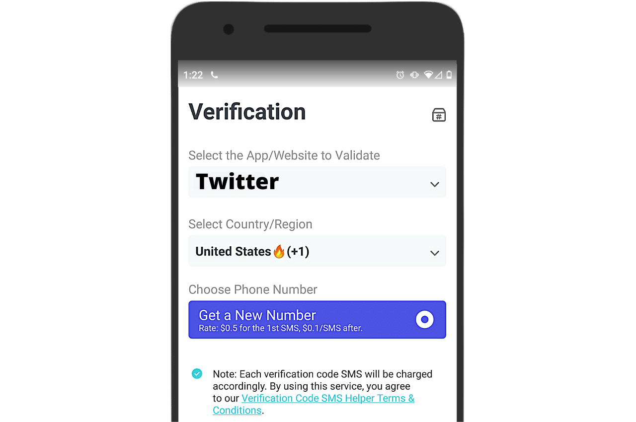 PingMe verification helper SMS