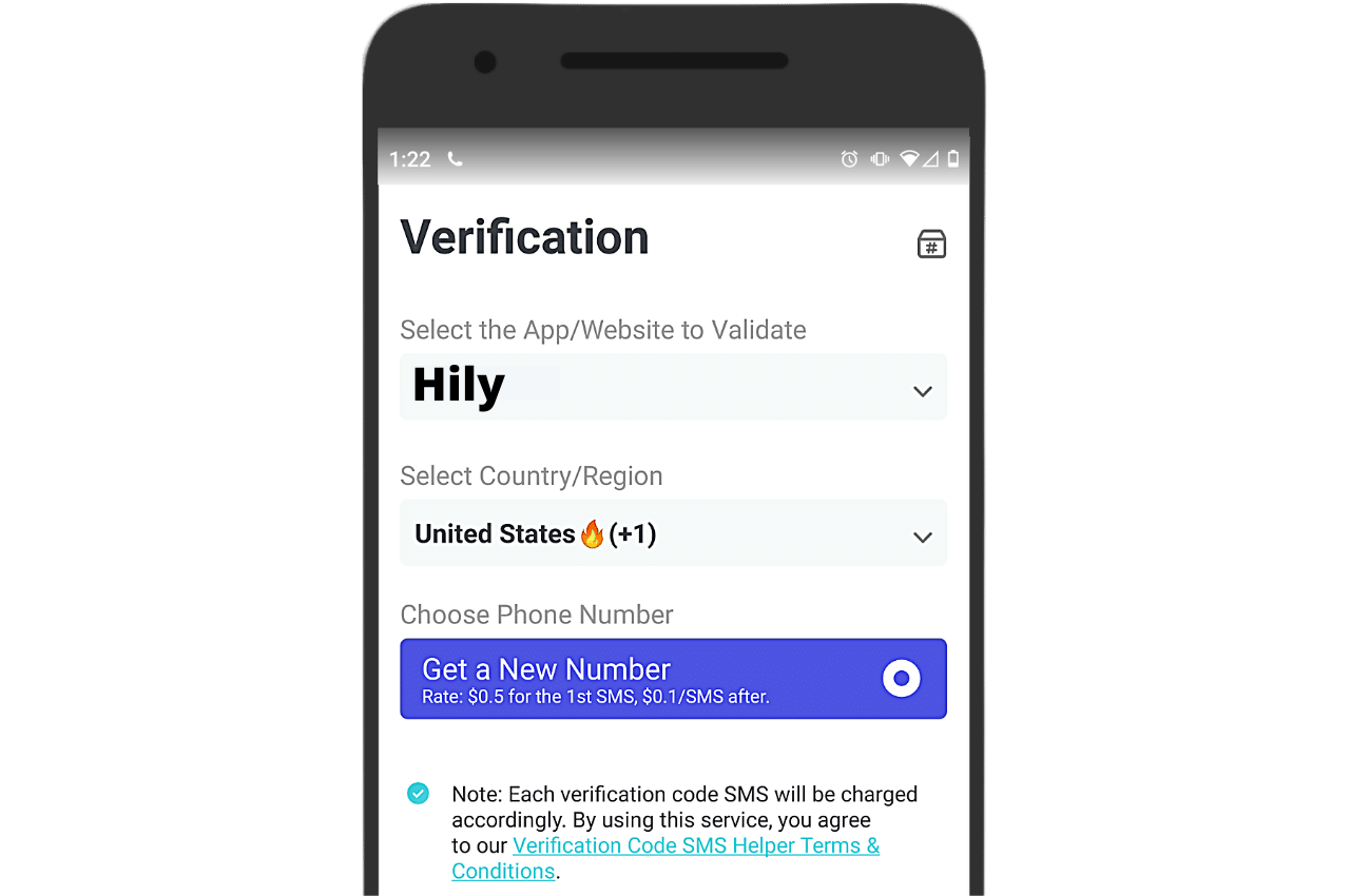 Hily SMS Verification PingMe