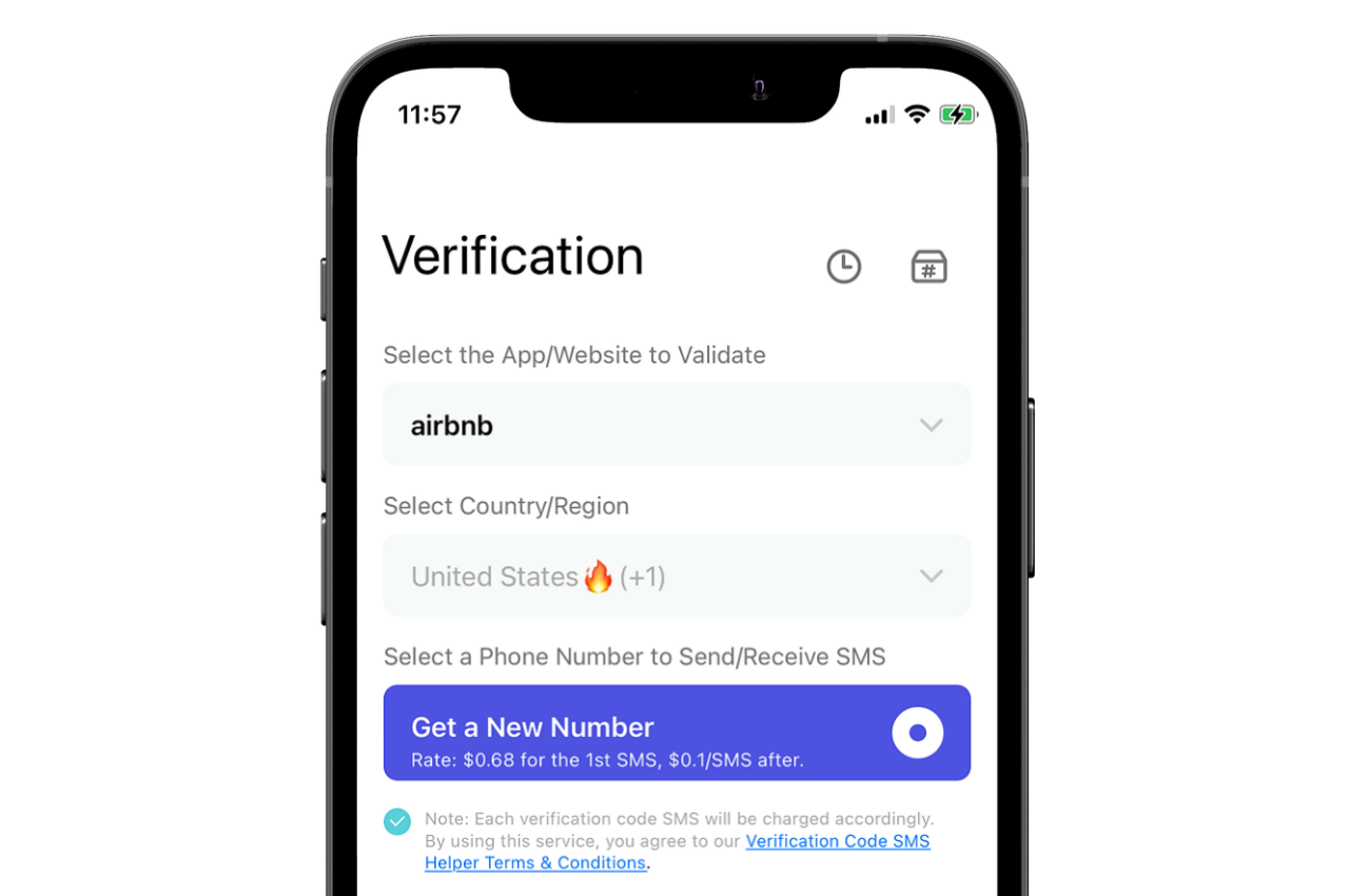 step 3 to get an airbnb verification code