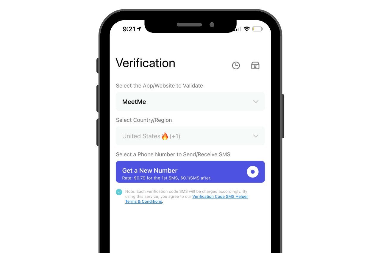 meetme sms verification