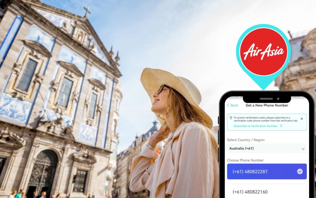AirAsia注册不想留真实手机号？试试 PingMe 小号